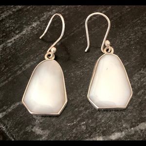 Shell and Sterling Silver earrings